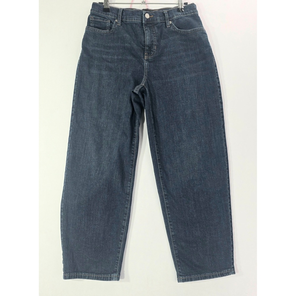 Banana Republic High-Rise Straight Jeans Dark Wash Petite 28/6 (W29xL24)
